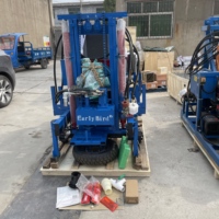 Foreuse de puits d'eau EB200 montée sur remorque, machine de forage profond pour roche, foreuse de puits d'eau polyvalente