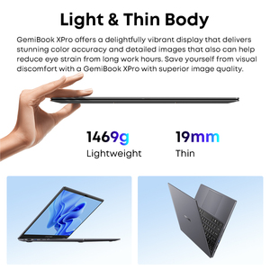 Chuwi gemibook Xpro máy tính xách tay 14.1 inch màn hình UHD <span class=keywords><strong>Intel</strong></span> N100 8GB RAM 256GB SSD Quad Core Bộ vi xử lý win11 Wifi ax101 Máy Tính Xách Tay PC - Product Image 3