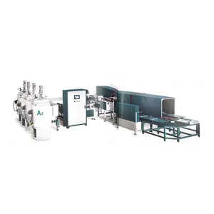 SOGUTECH double density double color PU pouring machine automatic industrial shoe soles making machine