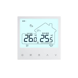 Thermostat numérique à écran tactile programmable <span class=keywords><strong>pour</strong></span> <span class=keywords><strong>radiateur</strong></span>, sans Wi-Fi, chauffage <span class=keywords><strong>électrique</strong></span> <span class=keywords><strong>pour</strong></span> pièces de chauffage au sol - Product Image 1