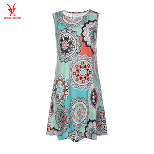 Vestidos Casuales <span class=keywords><strong>de</strong></span> Verano para <span class=keywords><strong>Mujer</strong></span>, Elegantes, Tallas Grandes, Diseños <span class=keywords><strong>de</strong></span> Vestidos 2019, Venta al Por Mayor - Product Image 3
