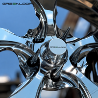 Velg GL Custom 2-Piece 3-Piece Chrome Deep Dish Forged Alloy Rims 17-24 Inch untuk Cadillac RAM Chevrolet Silverado Pro Hot