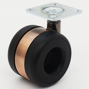 Roulette <span class=keywords><strong>de</strong></span> chaise <span class=keywords><strong>de</strong></span> <span class=keywords><strong>bureau</strong></span> creuse SS 60mm <span class=keywords><strong>sans</strong></span> <span class=keywords><strong>frein</strong></span> - Product Image 6