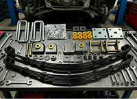 Kit d'assemblage de ressorts à lames pour remorque - Ressorts de suspension en acier robuste pour remorques légères, camping-cars et remorques de bateaux