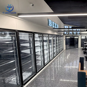 Congelador Comercial con Puerta de Vidrio de 8 Puertas, 25*8*8 Pies, con Aislamiento de Alta Densidad para Almacén - Product Image 2