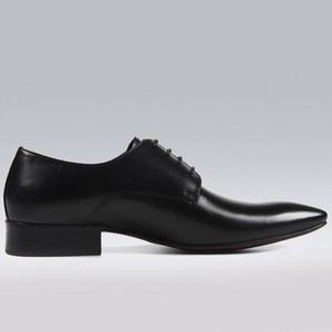 Chaussures habillées en cuir de vachette véritable pour hommes, style brogue à enfiler, bout pointu – Chaussures décontractées respirantes et imperméables avec soutien de la voûte plantaire - Product Image 5