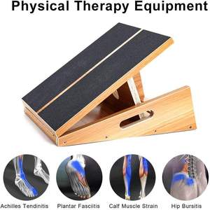 Planche inclinée en bambou réglable, surface antidérapante pour exercices de fitness en intérieur, équipement de gym - Product Image 3