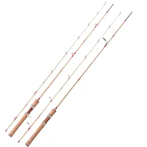 2022 hot 1.98m 2 sections Casting/Spinning fishing rod Fuji guide ring bamboo-like lure rod Bamboo slaughter