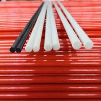 Vente chaude 5mm rouge solide en fibre de verre verger arbre piquets traitement de coupe personnalisé pour les agrumes californie direct chine