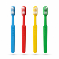Kit de voyage pour brosse à dents manuelle avec dentifrice pré-appliqué, jetable, en vrac, pour hôtel, clinique dentaire, Airbnb, emballé individuellement