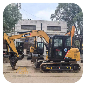 รถขุดตีนตะขาบ SY75C คุณภาพสูง ราคาประหยัด ขนาด 7.5 ตัน ระบบไฮดรอลิก สำหรับงานก่อสร้าง - Product Image 1