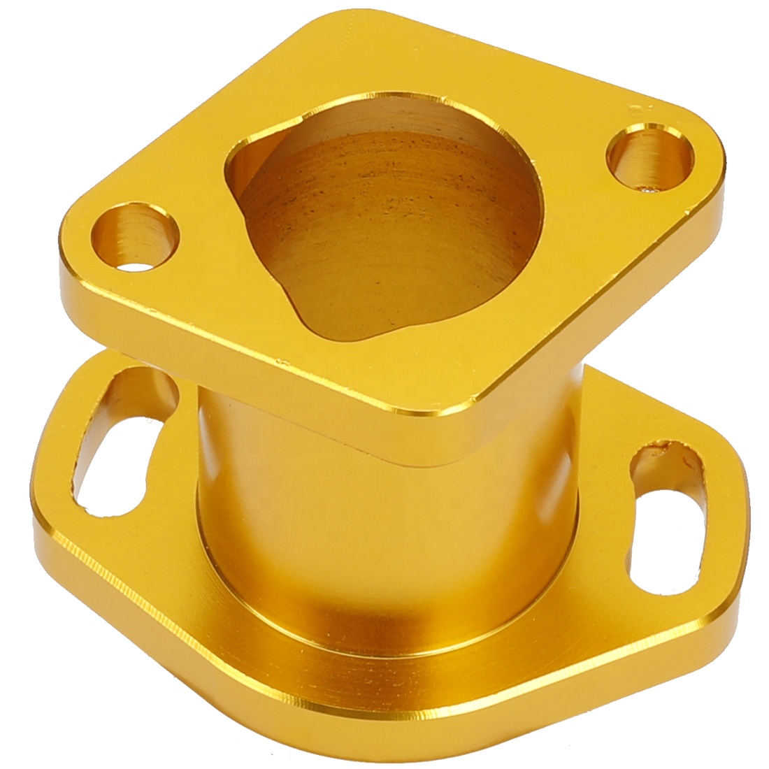 Впускная труба HIAORS, впускной коллектор для Predator 212cc 196cc 6.5HP Coleman CT200u GX160 GX200 Baja MB200, мини-велосипед, карт, золотой