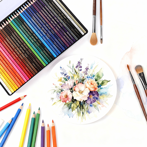 Juego de lápices de colores solubles en agua Rubens de alta calidad, pigmento de alta saturación de 48 colores, <span class=keywords><strong>color</strong></span> estándar - Product Image 3