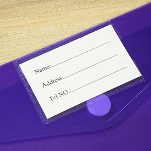 Wholesale A4 Transparent PP Plastic Document Bag Folder Holder for Student Test <b>Papers</b> <b>File</b> Filing Products - Product Image 3
