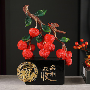 Nuevo estilo chino fama y fortuna sala de estar creativa entrada gabinete de vino decoración ornamento Oficina inauguración alegría regalo - Product Image 1