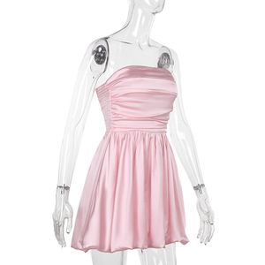2024 serie di abbigliamento femminile all'inizio della primavera nuovo abito francese di alta qualità alla moda con colletto a pila abito da <span class=keywords><strong>donna</strong></span> - Product Image 4