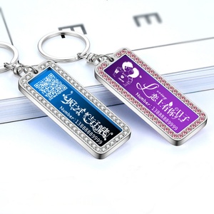 Porte-clés promotionnels de luxe pour hôtels et motels, souvenirs personnalisés avec logo, en alliage de zinc, vierges pour sublimation, en métal - Product Image 3