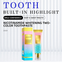 Dentifrice à la Niacinamide pour les Soins des Gencives, Formule Éclaircissante pour un Blanchiment en Profondeur, Haleine Fraîche Longue Durée et Sensation de Propreté