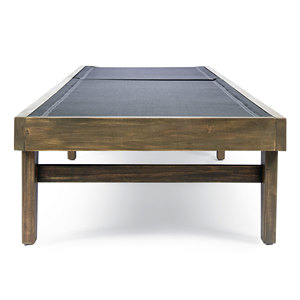 Sillón Reclinable Moderno de Madera de Acacia Gris Oscuro OE HOME con Función de Inclinación - Silla de Jardín Portátil para Exteriores - Product Image 5