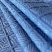 Tissu de matelas biologique extensible en satin jacquard teint en fil respirant, tricoté, 220 g/m², vente en gros directe usine Chine