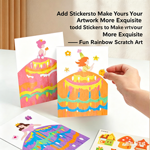 Marcapáginas Mágicos de Arcoíris con Puntos para Rascar, Divertidos y Creativos para Niños, Venta al Por Mayor - Product Image 5