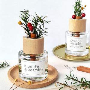 CREST Aroma – Nouvelle bouteille de parfum créative et moderne pour <span class=keywords><strong>voiture</strong></span>, fleurs séchées, parfum cannelle, désodorisant, ornements de richesse, Noël - Product Image 6