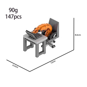 Китайский конструктор из 40 деталей ABS MOC (не LEGO) для сборки фигурок-креветок, креативная модель на тему животных для мальчиков и девочек - Product Image 5