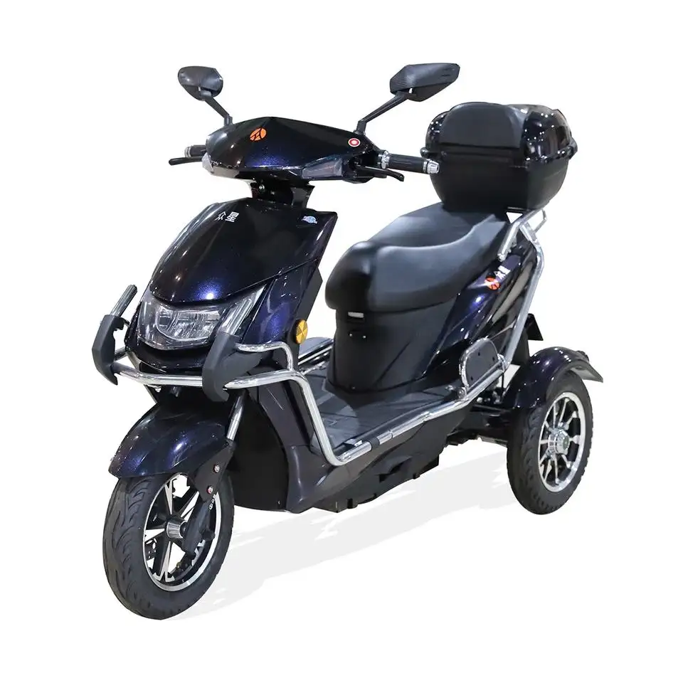 2023 motor listrik sepeda motor roda tiga, harga termurah sepeda motor listrik tanpa sikat 72V baterai 2000W
