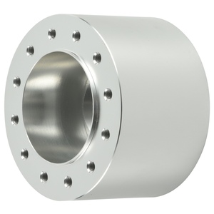 Tùy chỉnh 12 lỗ <span class=keywords><strong>CNC</strong></span> gia công phần bánh xe Nhôm Nhà máy-Dịch vụ khoan anodization màu tự nhiên trực tiếp - Product Image 2