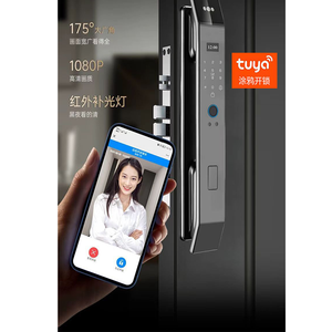 Tuya <span class=keywords><strong>Portero</strong></span> Electrónico Con Cámara Inteligente Huella Dactilar Seguridad Cerradura Inteligente Automática - Product Image 6
