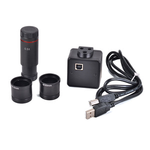 กล้องอุตสาหกรรม USB ความละเอียด 5 ล้านพิกเซล CMOS กล้องจุลทรรศน์สเตอริโอแบบสามตา เลนส์ลดขนาด 0.5 เท่า CCD HMY <span class=keywords><strong>MEE</strong></span>-500-<span class=keywords><strong>B</strong></span> - Product Image 5