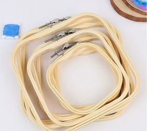 Cerceau de broderie carré en bambou - Product Image 5