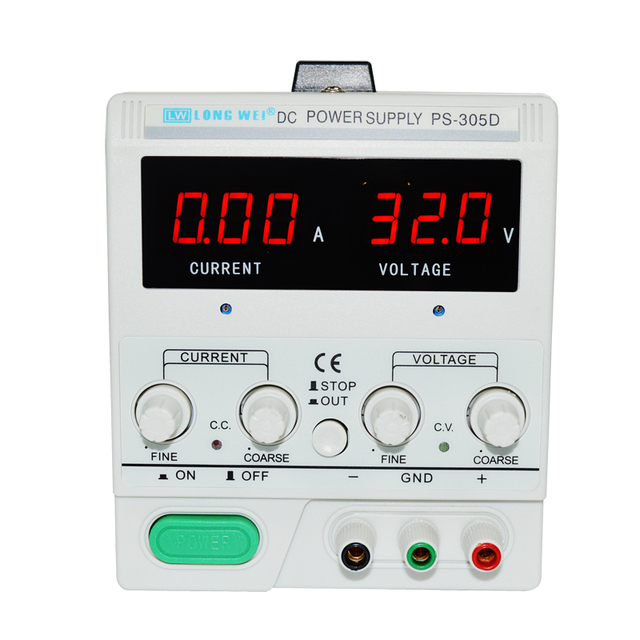 Longwei 30V5A Variable PS305D DC Bench Power Supply for Student Laboratory Variable Rugulated Mobile