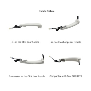 EASYGUARD comfort Access Door <b>Handle</b> Touch to <b>Lock</b> Unlock Fit for BMW ,F07,F10,F11,F18,G11,G12 (1 <b>Handles</b>) - Product Image 2