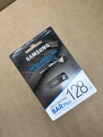 Flashdisk Samsung BAR Plus 128GB Grosir, Bodi Metal, Penyimpanan Eksternal U Disk untuk Transfer Data PC Laptop