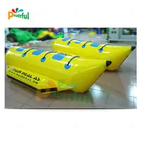 لعبة رياضية مائية قارب موز قابل للنفخ من الكلوريد متعدد الفينيل للبيع