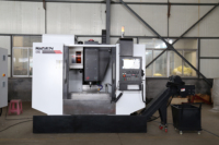 Machine de fabrication de modèles Vmc650 Vmc 850, processus de fraisage économique pour centre d'usinage CNC à broche verticale 5 axes Ptp, Chine