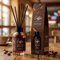 HUAYA – Bouteille de parfum ronde artisanale en verre, surdimensionnée, colorée, personnalisable, DIY, longue durée, écologique, sans phtalates