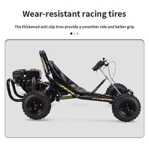 Hiệu suất cao 196cc 60 km/h tốc độ tối đa 110kgs khả năng chịu tải off-road Go Kart - Product Image 4