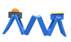 مجموعة وسائد رغوية قابلة للتحويل للأطفال للعب في الهواء الطلق وغرف النوم، وسائد هوائية للظهر ووسائد للجلوس - Product Image 2