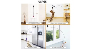 猫のための金属面白いインタラクティブプレイ2023新しいファッション猫ペットおもちゃ快適なトレーニングツール - Product Image 6