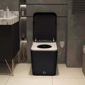 Hiện đại điện thông minh 110V/220V một mảnh closestool <span class=keywords><strong>WC</strong></span> <span class=keywords><strong>2025</strong></span> sang trọng màu đen thông minh nhà vệ sinh CHẬU VỆ SINH bát - Product Image 3