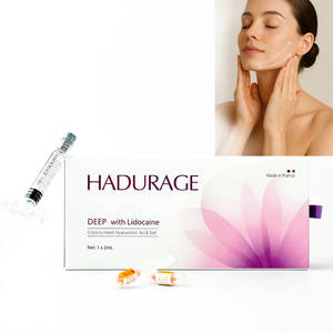 Acide hyaluronique injectable réticulé pour comblement cutané – <span class=keywords><strong>Injection</strong></span> faciale pour nez, lèvres, joues, menton - Product Image 1