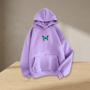 Sudaderas con Capucha de Forro Polar Transpirable de Alta Calidad para Mujer, Tallas Grandes, con Estampado Frontal - Product Image 2