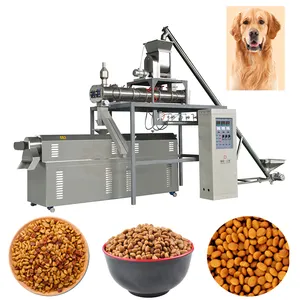 Professionele Fabrikant Kleine Capaciteit Droge Hond Kattenvoer Machine Hond Kat Pellets Extruder Apparatuur