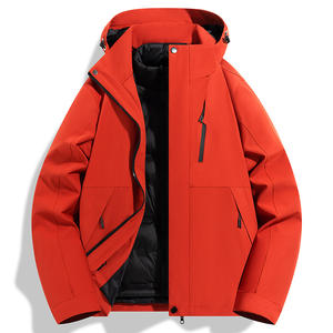 Veste pour homme de haute qualité teinte en 2025, vente directe d'usine, coupe-vent de haute qualité, softshell, imperméable, pour la randonnée en plein air - Product Image 1