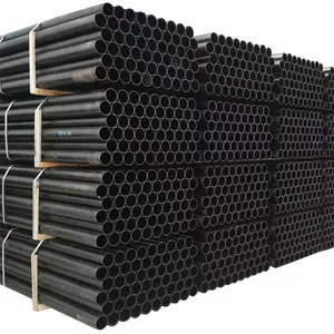 3m tabung besi drainase hitam pipa drainase besi cor fleksibel hitam