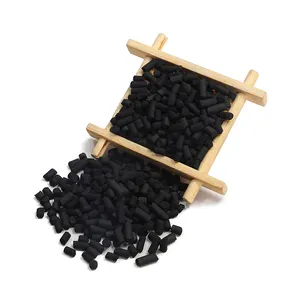 900 Mg/g Coal Based Columnar Chemical Auxiliary Agent Extruded Activated Carbon Pellets Activated Charcoal Black Adsorbent Free