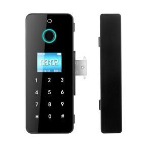 Serrure biométrique sans clé Offre Spéciale Tuya App Control <span class=keywords><strong>porte</strong></span> en verre avec boîtier en PVC empreinte digitale et accès par carte pour la maison et l'hôtel - Product Image 2