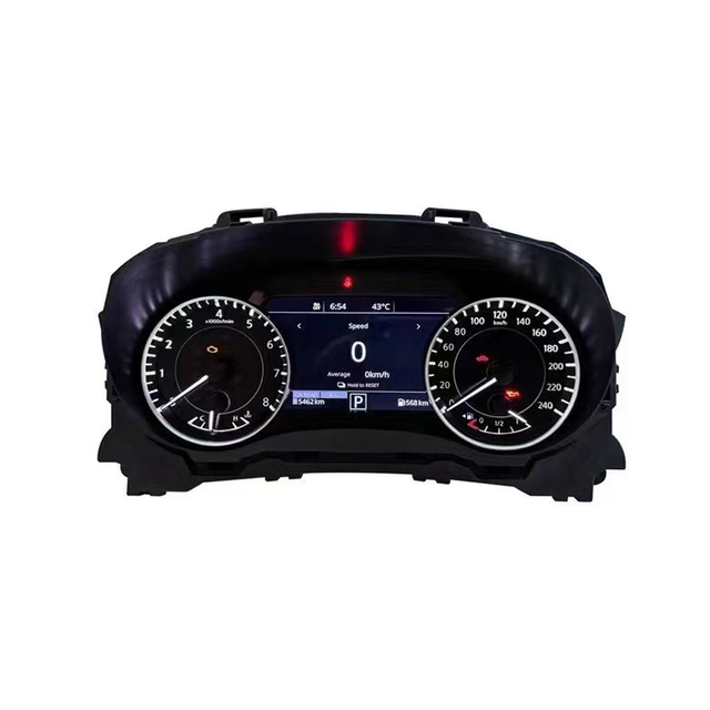 ZWNAV12.3'' LCD Dashboard for Nissan Patrol Y62 LCD Instrument Cluster Plug and Play LCD Odometer Virtual Digital Cluster